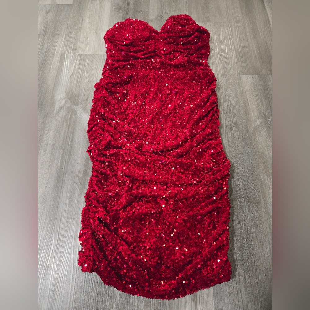 Sequin Midi Dress